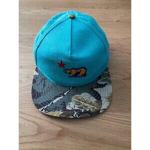 California Republic Bear Baseball Cap Hat Snapback Light Blue